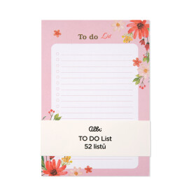 Růžový TO DO list - Albi