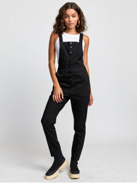 RVCA PAIGER SOLID black dámské plátěné kalhoty - 26
