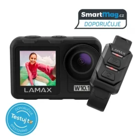 LAMAX W10.1 černá / sportovní kamera / 4K60fps / MAXsmooth 2.0 stabilizaceWiFi / micro HDMI / microSD / doprodej (LMXW101)