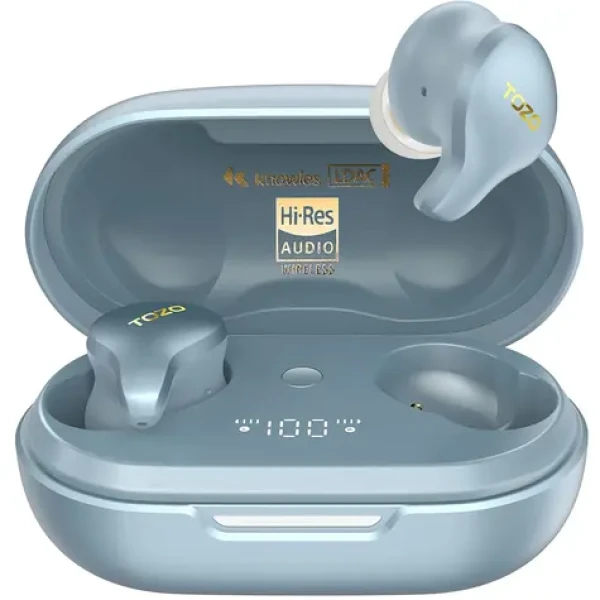 TOZO GOLDEN X1 modrá / Bezdrátová sluchátka / mikrofon / ANC / BT 5.3 / IPX6 (ACHFTZX1HR012)