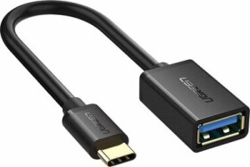 UGREEN Kabel USB-C (M) - USB-A 3.0 (F) 0.15m černá (6957303837014)