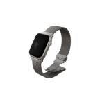 UNIQ DANTE PRO řemínek pro Apple Watch 49 46 45 44 mm - TITANIUM SLIVER (stříbrná) (8886463692240)