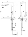 IDEAL STANDARD - Ceralook Dřezová baterie s výsuvnou sprškou, chrom BC178AA