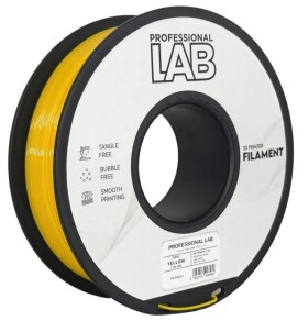 PETG filament 1,75 mm žlutý Professional Lab 1 kg