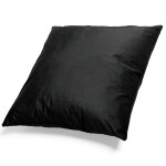 Mikroplyšový povlak na polštář 50x50 cm Černý