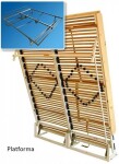 NábytekProNás Sklápěcí mechanismy - dvoulůžka (bez skříně) ROZMĚR: (30 lamel š=36 mm) - lůžko 160x200 cm