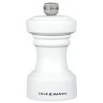 ColeMason Hoxton bílé dřevo / Mlýnek na sůl / výška 10,4 cm / bukové dřevo / keramický mlecí mechanismus (H233057)