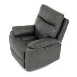 Polohovací křeslo, šedá, látka vintage, TV-4092 GREY3