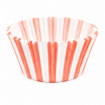 Cake star papírové košíčky na muffiny a cupcakes barevné 50x30 mm 100ks-vzor 5