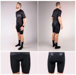 Kraťasy FORCE COMFORT do pasu s vložkou, černé (Barva černá, velikost M)