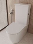 Kielle - Oudee WC kombi set s nádržkou a sedátkem softclose, Vortex, bílá 30202000