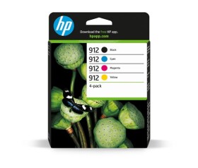 Inkoust HP 912 CMYK Original Ink Cartridge 4-Pack (315 / 315 / 315 / 250 pages) - originální EDF_1877149