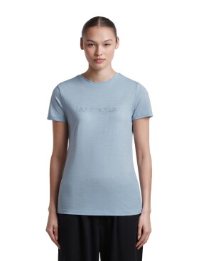 Dámské merino triko krátký rukáv ICEBREAKER Wmns Merino 150 Tech Lite SS Tee IBStitchlin, Zinc Blue velikost: XL