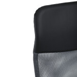 Kancelářská židle, houpací mechanismus, šedá síťovina, KA-E305 GREY