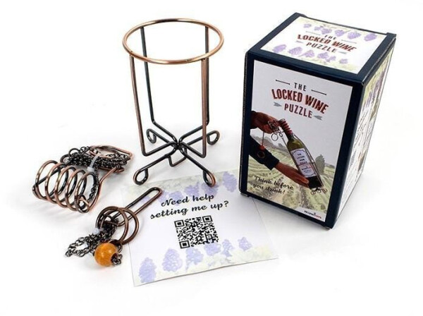 Recenttoys Hlavolam - The Locked Wine Puzzle