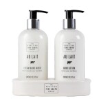 SCOTTISH FINE SOAPS Dárkové balení kosmetiky na ruce AU LAIT, bílá barva, porcelán