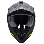 Motokrosová helma na moto Xrc Totter blk/grey/fluo - M / černá