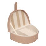 MIMI & LULA Dětská šperkovnice Pink Rainbow, růžová barva, textil