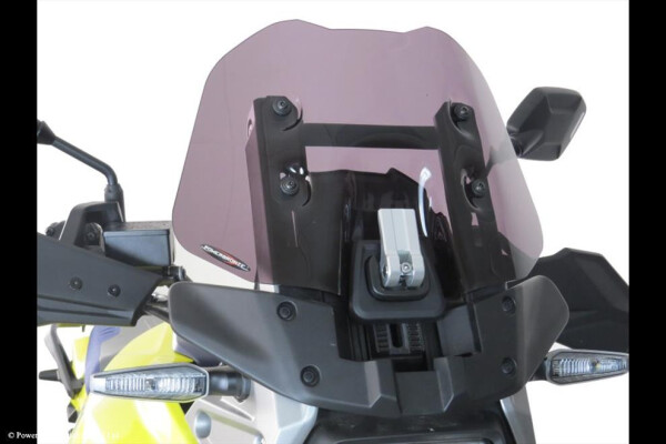 Suzuki V-Strom 1050 20-25, V-Strom 1050 XT 20-25 Adventure Sports plexi štít Powerbronze 300 mm - modrá