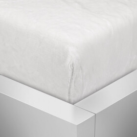 Stanex Mikroflanelové napínací prostěradlo bílé ROZMĚR: (š/d/v) 180 x 200 x 20 cm