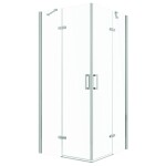 KERRA - Sprchový kout Flow 90 Chrom (bez vaničky) 5907548117854