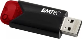 EMTEC B110 Click Easy 16GB červená / Flash Disk / USB 3.0 / R: 20MBs / W: 10MBs (ECMMD16GB113)