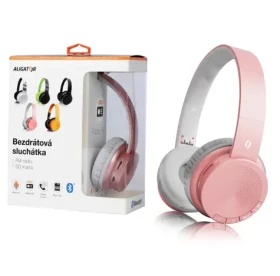 Aligator Bluetooth sluchátka AH02 / FM / SD karta / rosegold (AH02RG)