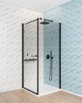 DEANTE - Sprchový kout Kerria Plus černá, čtvercová, 90x90 cm KKNNW09S09