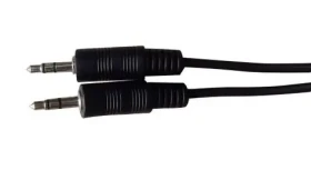 MicroConnect Slim audio kabel 3-pin Jack 3.5mm - Jack 3.5mm 10m černá (AUDLL10)