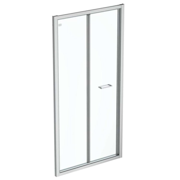 IDEAL STANDARD - Connect 2 Skládací sprchové dveře 75 cm, silver bright/čiré sklo K9284EO