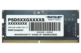 Patriot Signature 32GB (1x32GB) 5600MHz / SO-DIMM / DDR5 / CL46 / On-Die ECC / Unbuffered / 1.1V (PSD532G56002S)
