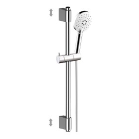 Mereo Sprchová souprava, třípolohová sprcha, posuvný držák, šedostříbrná hadice CB930B