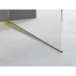 MEXEN - Line-B spádová lišta pro sklo 180 cm pravá, zlato 185004180R