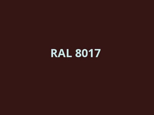 Barevný okapový žlab Hnědá (RAL 8017) 125 mm,