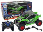Mamido Auto Cross Country na dálkové ovládání R/C 27 MHz zelené