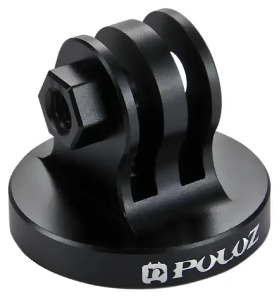 Puluz Držák s 1/4" CNC závitem černá / Držák pro akční kameru / kovový / univerzální / GoPro, Insta360, DJI (PU145B)