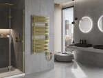 MEXEN/S - Hades radiátor + topná tyč 1200 x 600 mm, 600 W, zlatá W104-1200-600-2600-50