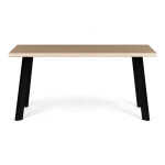 Jídelní stůl 160x90cm, mdf, divoký dub, HT-F4516 OAK