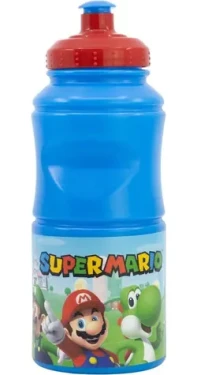 STOR Láhev na pití Super Mario 380 ml / Dětská láhev / bez BPA a ftalátů (75255)