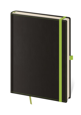 Zápisník Black Green tečkovaný