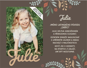Fotorámeček se jménem - Julie - Albi