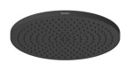DURAVIT - Sprchy Hlavová sprcha, průměr 23 cm, MinusFlow, matná černá UV0662017046