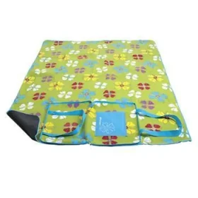 Spokey PICNIC FLOWERS / Pikniková deka / 150x180 cm (5901180328180)