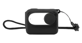 Puluz PU866B černá / Silikonové pouzdro / pro Insta360 GO 3 / s krytkou objektivu (PU876B)