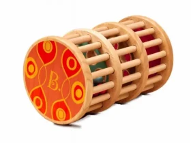 B-Toys Válec s kuličkami dřevěný Rain Rush