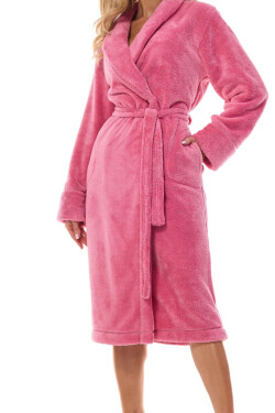 Dámský župan 2413 Camelia candy plus - L&L tmavě růžová 3XL