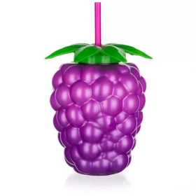Plastová láhev se slámkou Blackberry 800ml