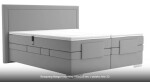 BLANÁŘ NÁBYTEK, a.s. Blanář MARGO postel vč. roštů a matrací (šedá) ROZMĚR: 2x (100x200) cm - boxspring