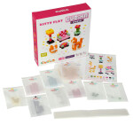 CUBIKA 15313 Pixel "Pokojík s kočičkou" - dřevěná 3D stavebnice 200 kostiček