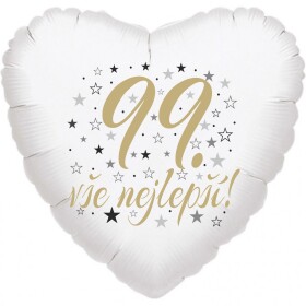 99. narozeniny balónek srdce Balonky.cz 99. narozeniny balónek srdce Balonky.cz